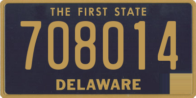 DE license plate 708014