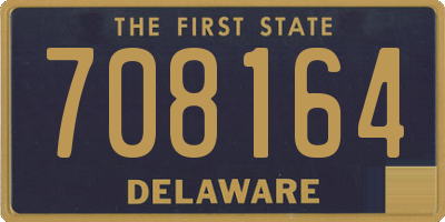 DE license plate 708164