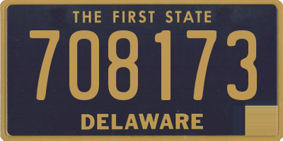 DE license plate 708173
