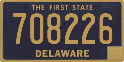 DE license plate 708226