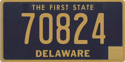 DE license plate 70824