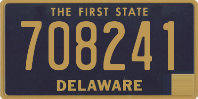 DE license plate 708241