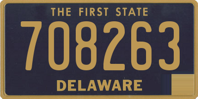 DE license plate 708263