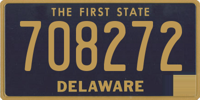 DE license plate 708272