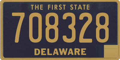 DE license plate 708328