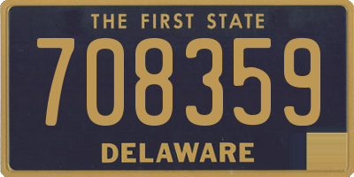 DE license plate 708359