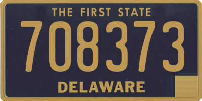 DE license plate 708373