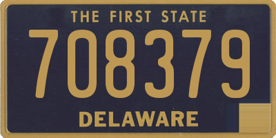 DE license plate 708379
