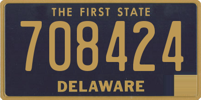 DE license plate 708424