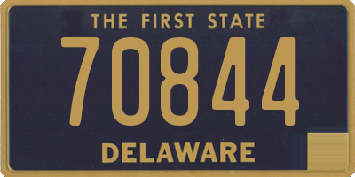 DE license plate 70844