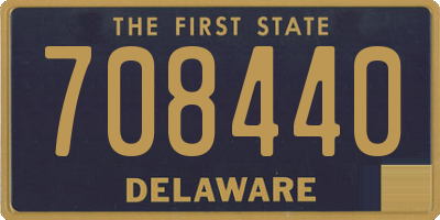 DE license plate 708440