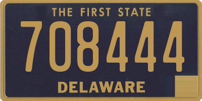 DE license plate 708444