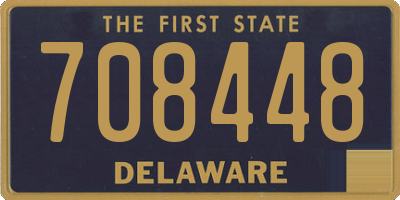 DE license plate 708448