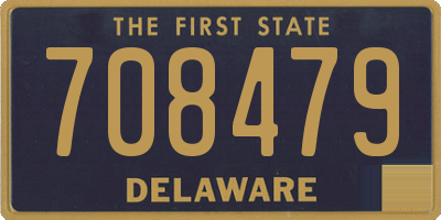 DE license plate 708479