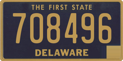 DE license plate 708496