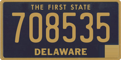 DE license plate 708535