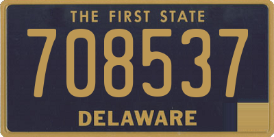 DE license plate 708537