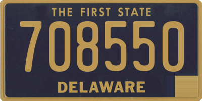 DE license plate 708550