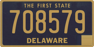 DE license plate 708579
