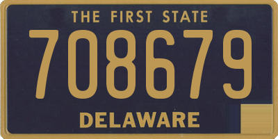 DE license plate 708679