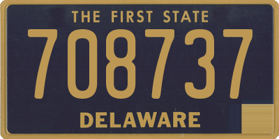 DE license plate 708737