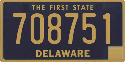 DE license plate 708751