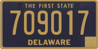 DE license plate 709017