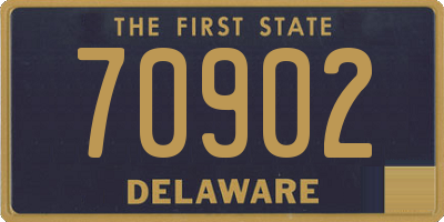 DE license plate 70902