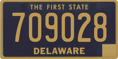 DE license plate 709028