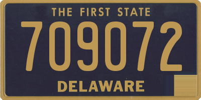 DE license plate 709072