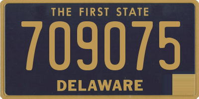DE license plate 709075