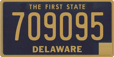 DE license plate 709095
