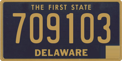 DE license plate 709103