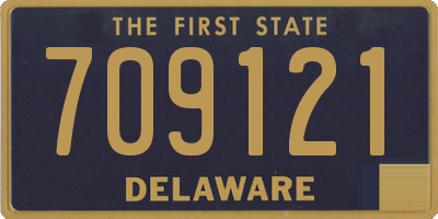 DE license plate 709121