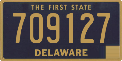 DE license plate 709127