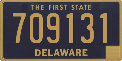 DE license plate 709131