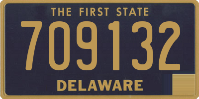 DE license plate 709132