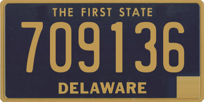 DE license plate 709136