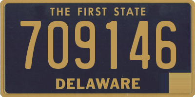 DE license plate 709146
