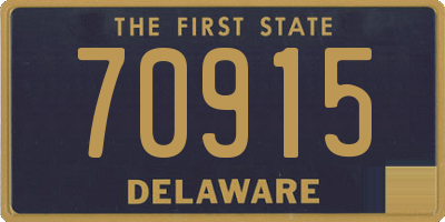 DE license plate 70915