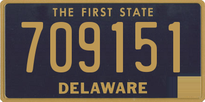 DE license plate 709151