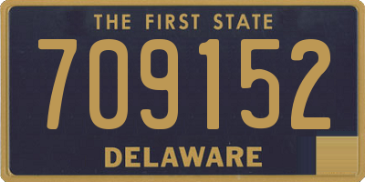 DE license plate 709152
