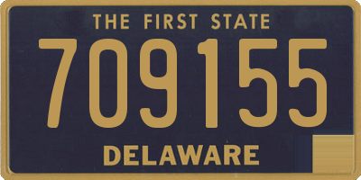 DE license plate 709155