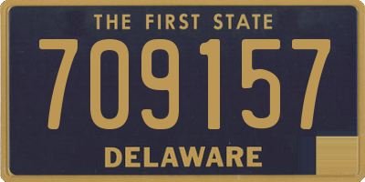 DE license plate 709157