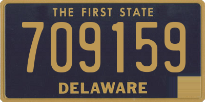 DE license plate 709159