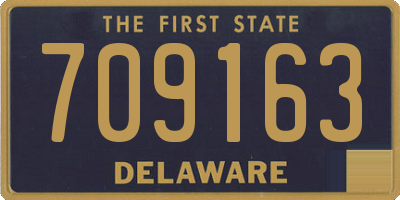 DE license plate 709163