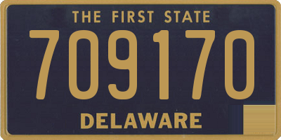 DE license plate 709170