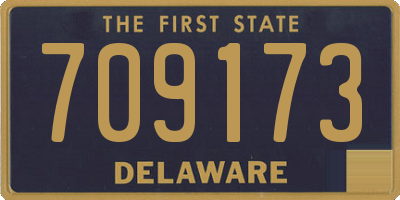 DE license plate 709173