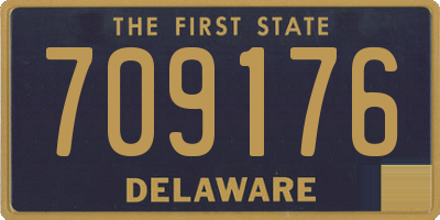 DE license plate 709176
