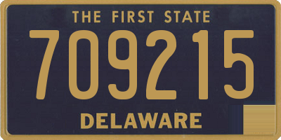 DE license plate 709215